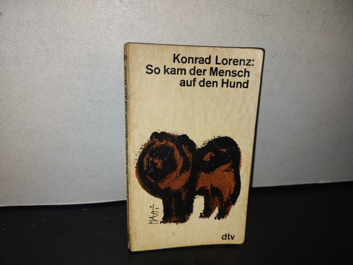128- Alemán. Konrad Lorenz: So Kam Der Mensch Auf Den Hund
