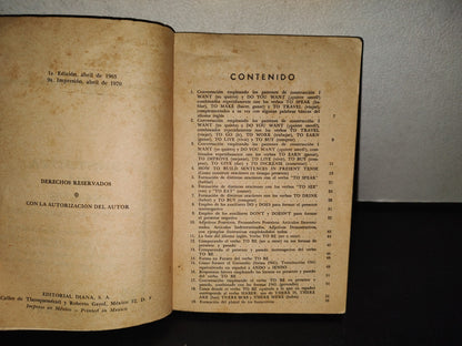 201- Construya En Inglés. Método Autodidáctico - Prof. Jaime Garza Bores - 1970