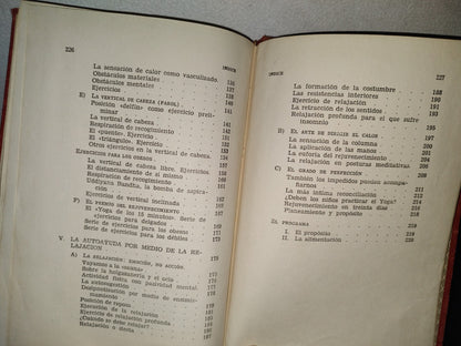 172- Yoga. Método De Rejuvenecimiento Para Occidentales - M. J. Kirschner - 1958