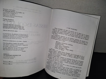 151- Fiestas Escolares. Enciclopedia Lírico-Literaria - Francisco Javier Carranza - 2002