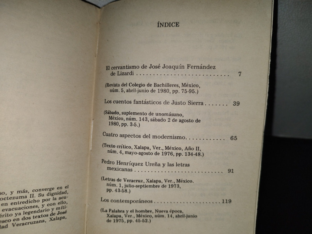202- Estudios De Literatura Mexicana - César Rodríguez Chicharro. UNAM - Primera Edición 1983