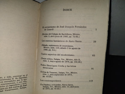 202- Estudios De Literatura Mexicana - César Rodríguez Chicharro. UNAM - Primera Edición 1983