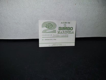 A10C1-2- Estampa De Álbum Bimbo Nuestro Mundo 2. No. 62, Deportista 1926 - 60'S