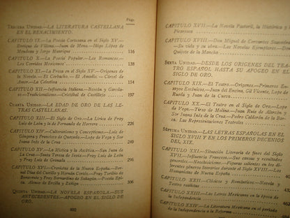 34- Literatura Española. Tercer Curso De Español - S. Anaya Solórzano - 1965