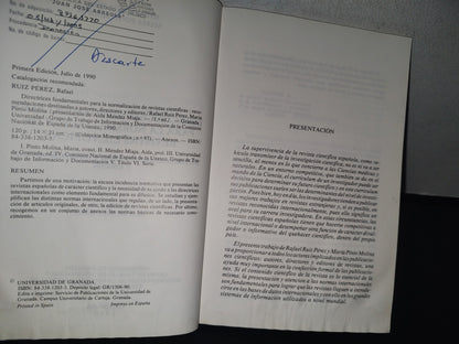 93- Directrices Fundamentales Para La Normalización De Revistas Científicas - Rafael Ruiz Pérez