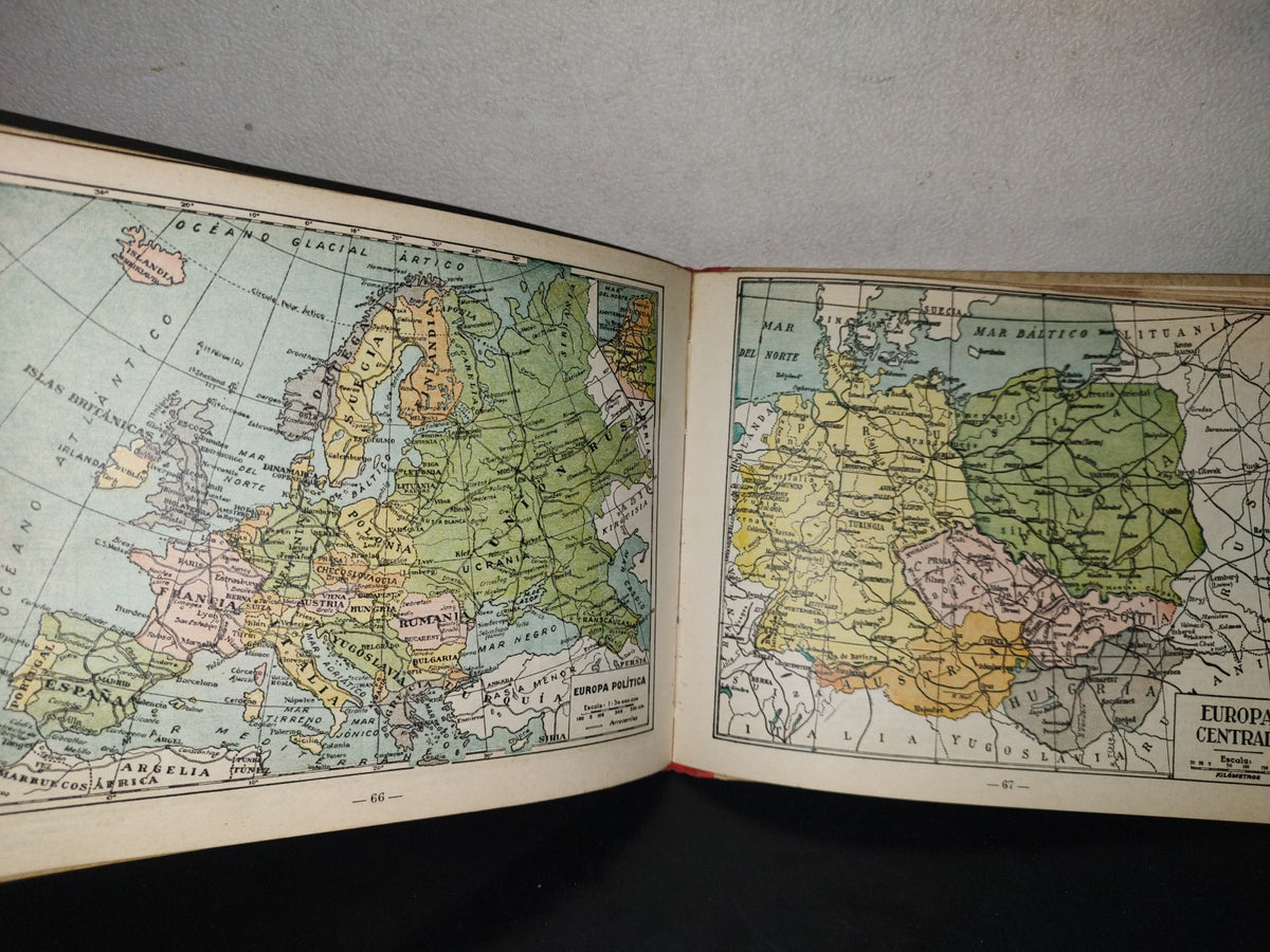 85- Geografía General. Segundo Libro Para 5° Y 6° Años De Enseñanza Primaria. Tomás Zepeda - 1966