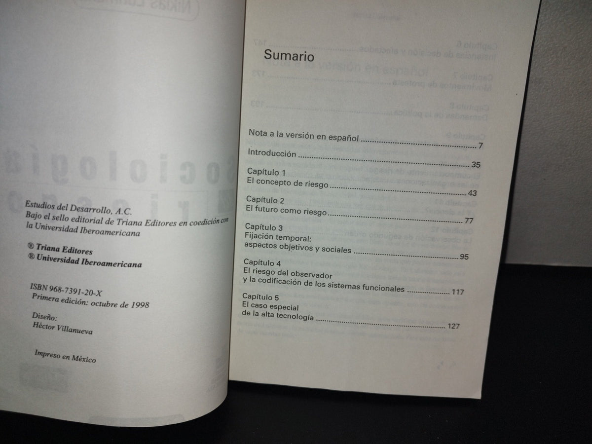 114- Sociología Del Riesgo - Niklas Luhmann - 1998
