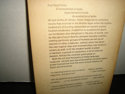 167- An Exaltation Of Larks Or, The Venerable Game - James Lipton - 1977