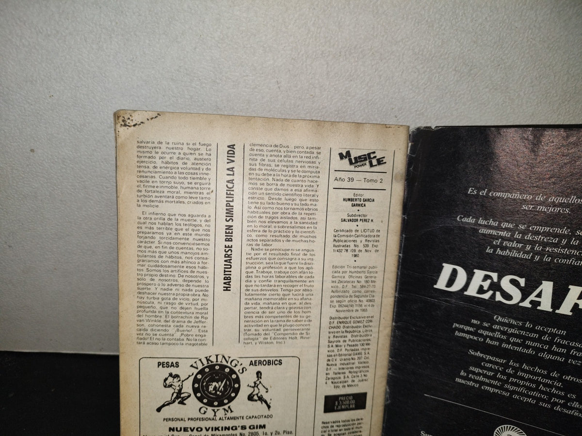 196- Revista De Culturismo. Shawn Ray - Año 39, Tomo 2, 90'S