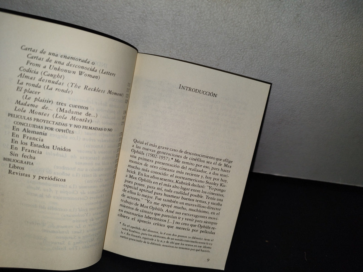 179- Max Ophüls - Emilio García Riera - Universidad De Guadalajara - Primera Edición 1988