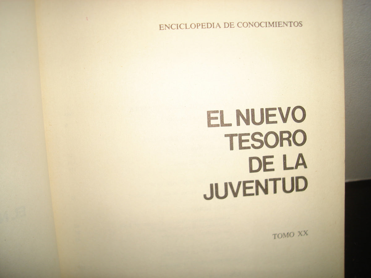 38- El Nuevo Tesoro De La Juventud. Tomo Xx - 1984