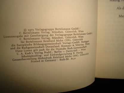 21- Alemán - Menschen An Meinen Wegen - A. E. Johann