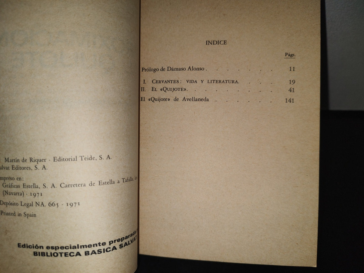 98- Aproximación Al Quijote - Martin De Riquer