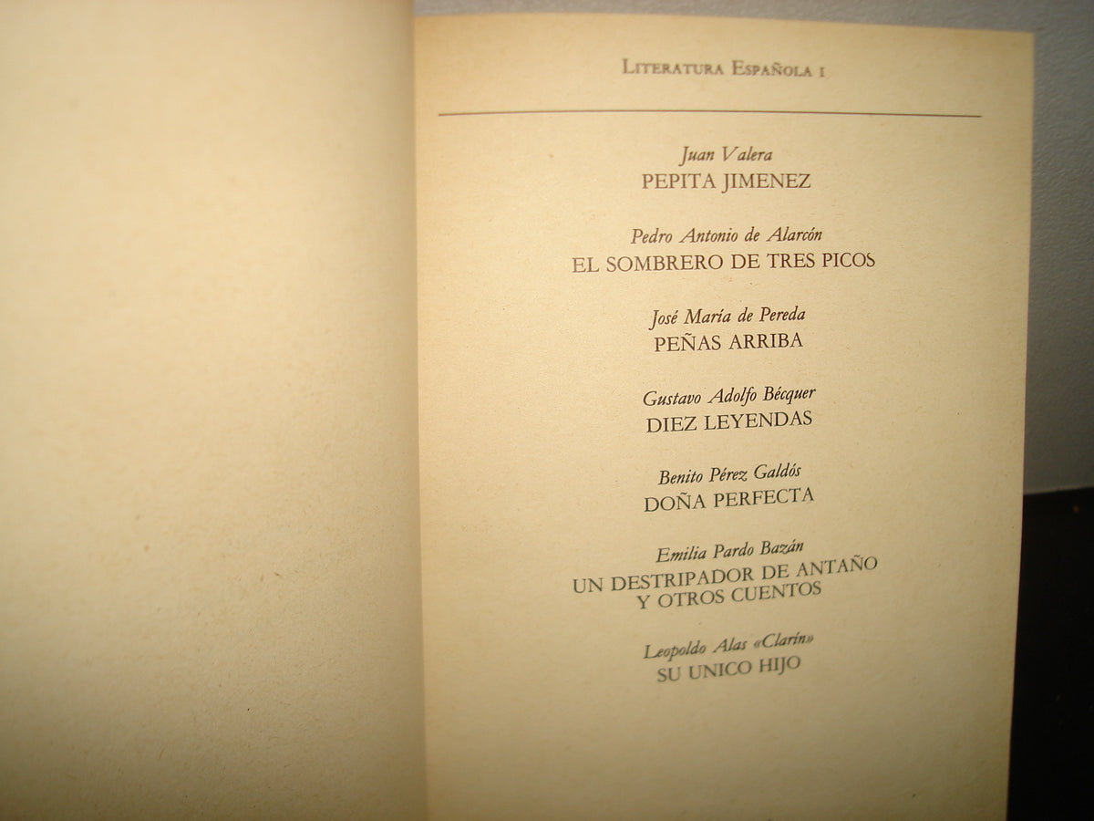 32- Gran Colección De La Literatura Universal Española I - Gallimard/Promexa. México, 1982
