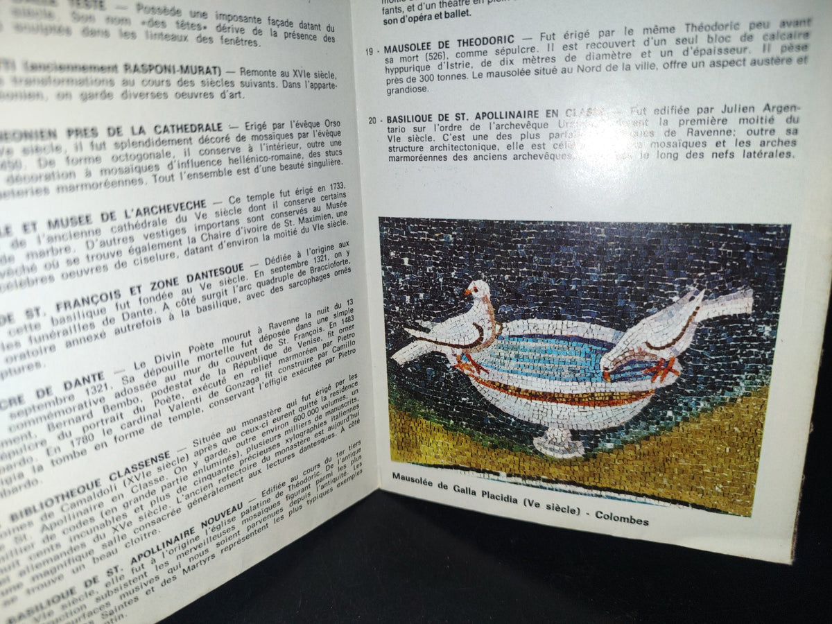 96- Folleto Fotografías Ravenna, Italie - 70'S