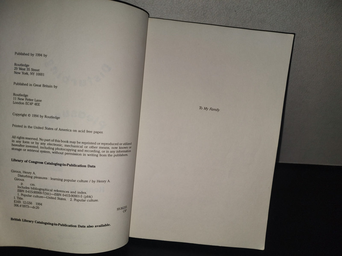 214- Disturbing Pleasures - Henry A. Giroux - 1994 By Routledge