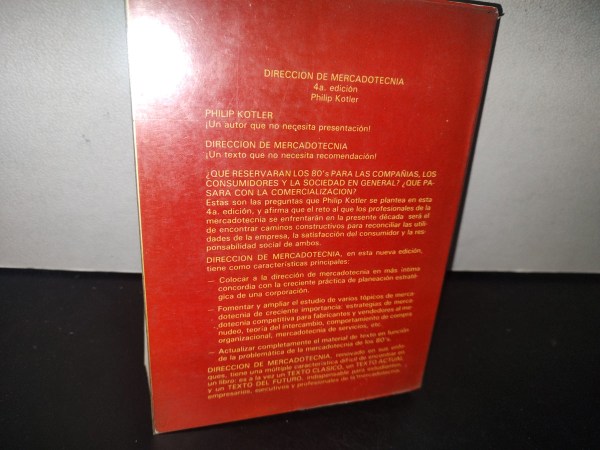 211- Dirección De Mercadotecnia. Análisis, Planeación Y Control - Philip Kotler