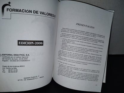 78- Formación De Valores Ii - Editorial Didáctica