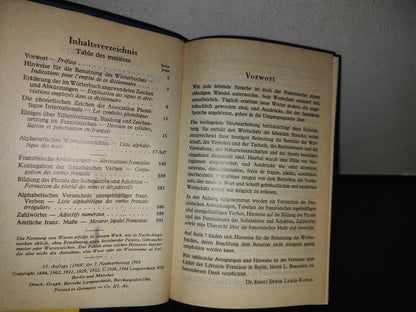 128- Diccionario Francés-Alemán. Langenscheidts Taschenwörterbuch Französisch