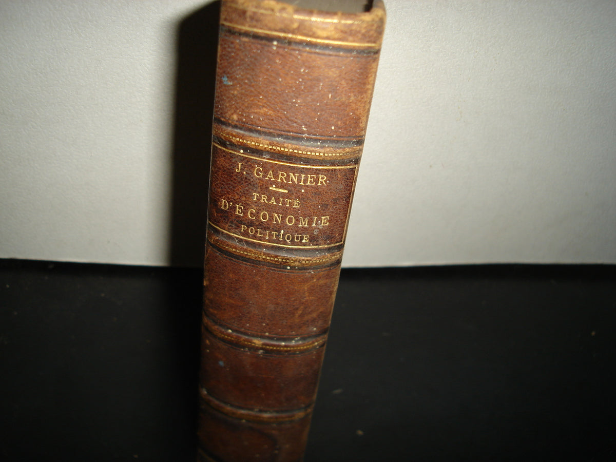 161- Tratado De Economía Política / Traité D'Economie Politique - M. Joseph Garnier - 1889