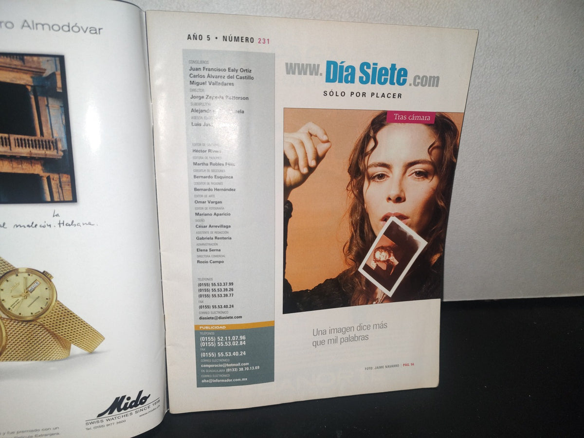 132- Revista Día Siete. Sasha Sokol. Año 5, No. 231 - 2005
