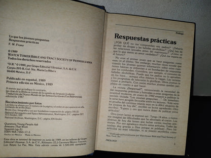 77- Lo Que Los Jóvenes Preguntan. Respuestas Prácticas. Watchtower - 1989