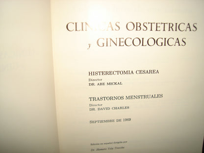 32- Clínicas Obstétricas Y Ginecológicas. Histerectomía Cesárea. Trastornos Menstruales