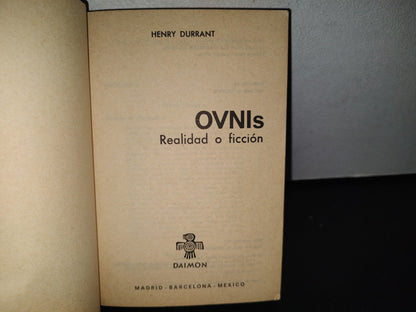 84- Ovnis: Realidad O Ficción - Henry Durrant - Editorial Daimon - 1972