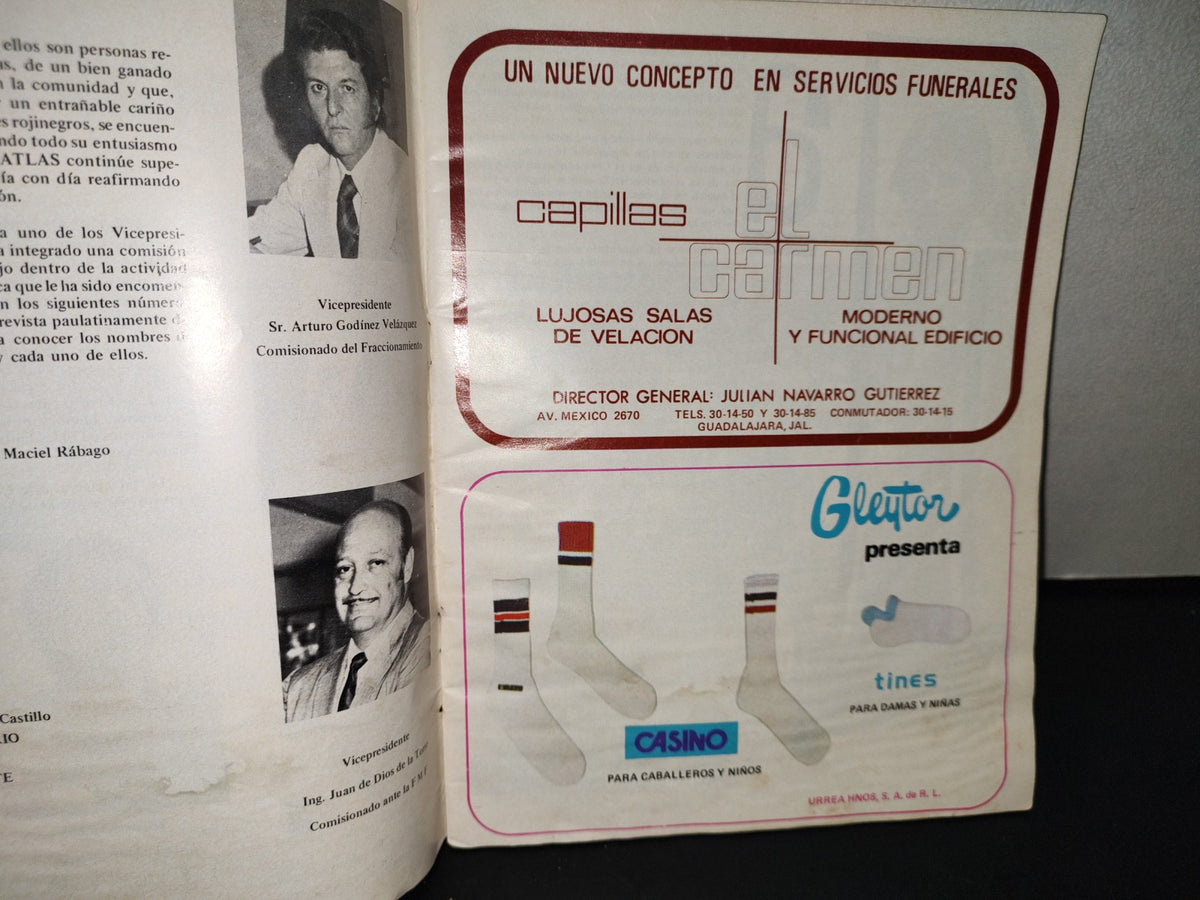 192- Revista Atlas. Presencia Rojinegra. Mundial De Fútbol Argentina 78. Año 1, No. 1 - 1978