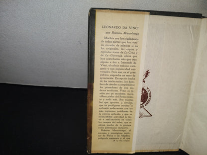 132- Leonardo Da Vinci. Artista Y Hombre De Ciencia - Roberto Marcolongo - 1956