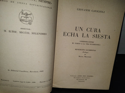 48- Un Cura Echa La Siesta - Giovanni Cavigioli - 1958