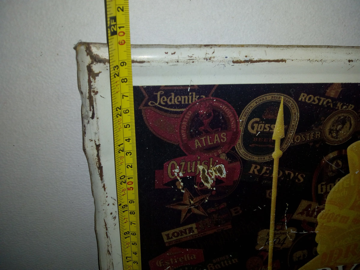A2- Cartel Publicitario En Lámina De Cerveza Mexicana Minerva. De Mediados De Los Años 2000'S