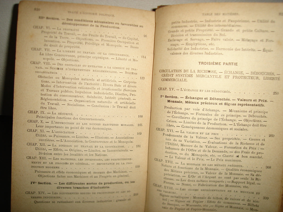 161- Tratado De Economía Política / Traité D'Economie Politique - M. Joseph Garnier - 1889