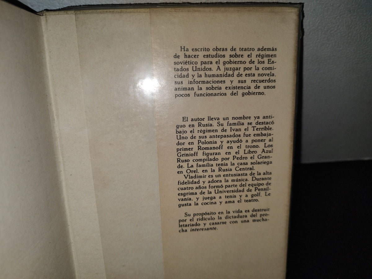 212- Un Camarón Que Silba - Vladimir B. Grinioff - Ediciones Zenit. México 1958
