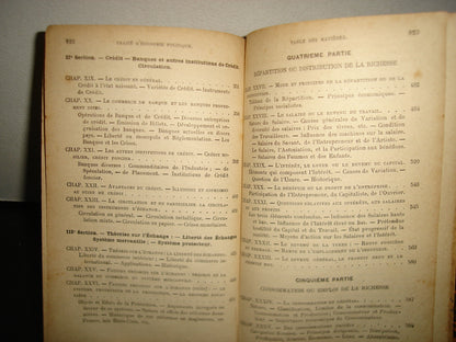 161- Tratado De Economía Política / Traité D'Economie Politique - M. Joseph Garnier - 1889