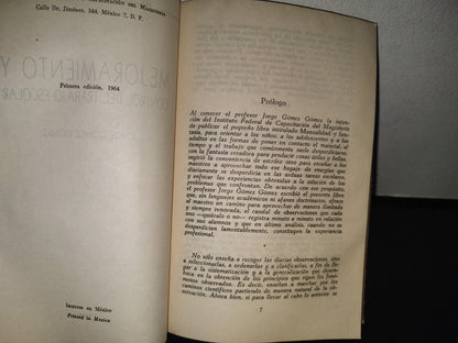 96- Mejoramiento Y Control Del Trabajo Escolar - Jorge Gómez Gómez - Sep - 1964