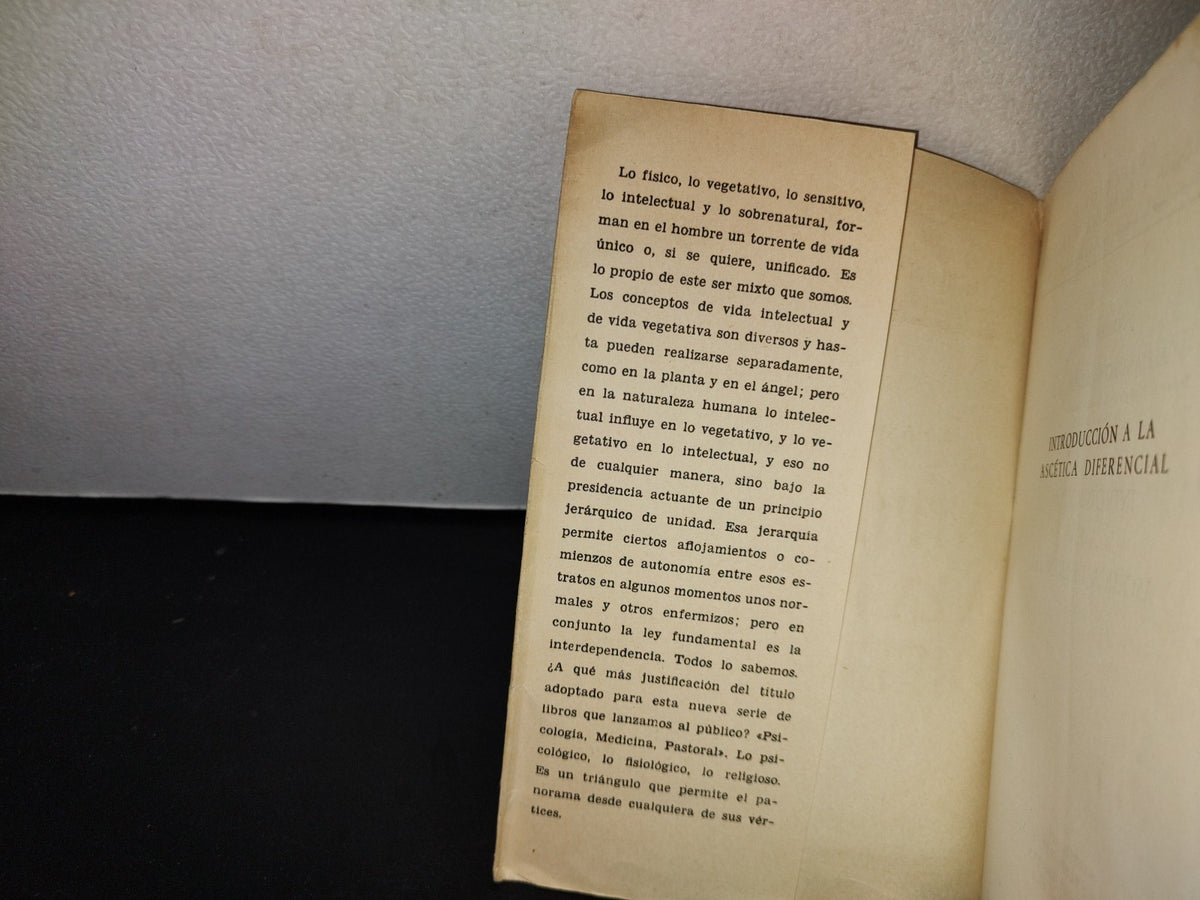 66- Introducción A La Ascética Diferencial - Alejandro Roldán - Colección Psicología-Medicina-Pastoral - Editorial Razón Y Fe S. A., 1962