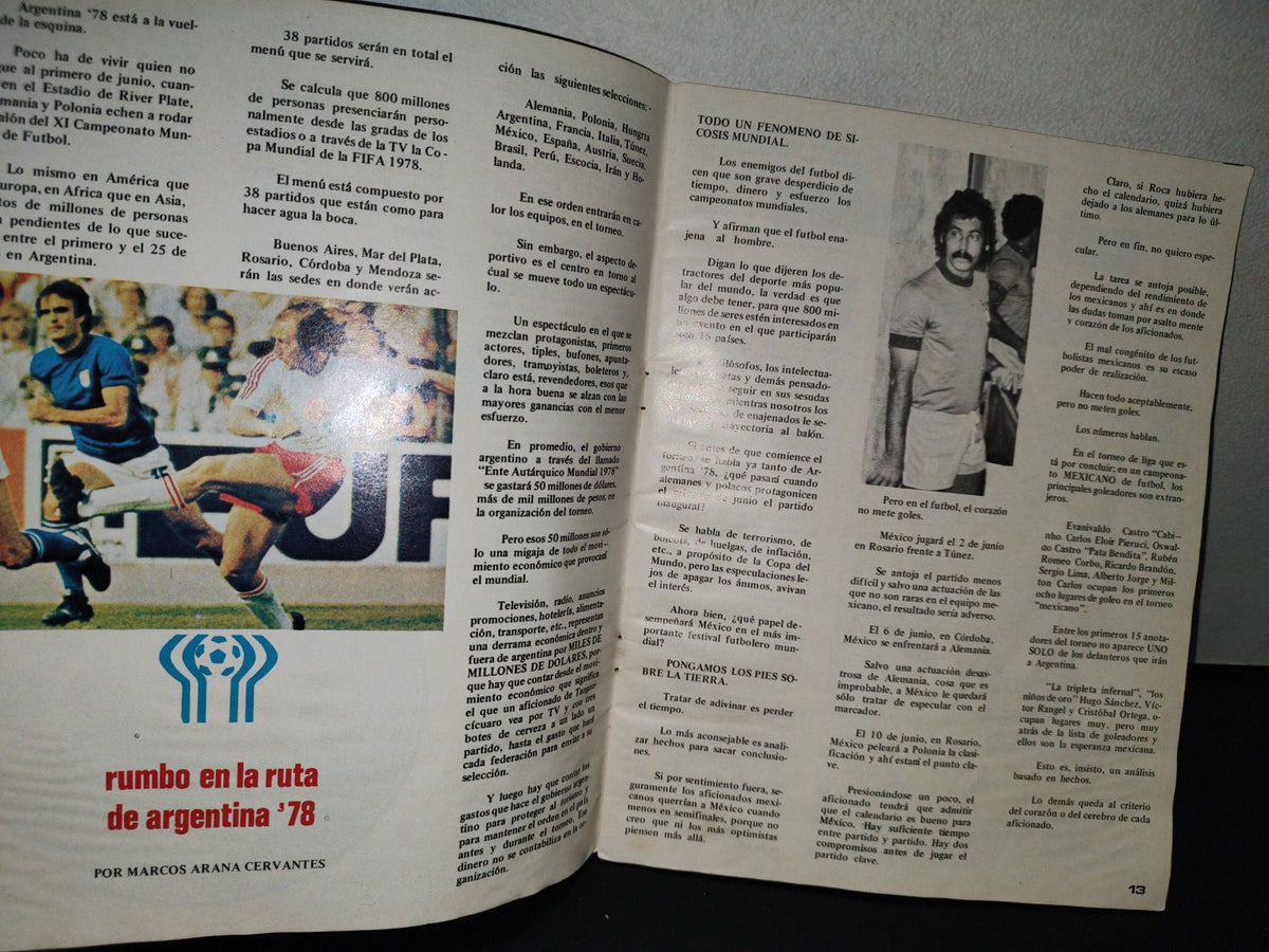 192- Revista Atlas. Presencia Rojinegra. Mundial De Fútbol Argentina 78. Año 1, No. 1 - 1978