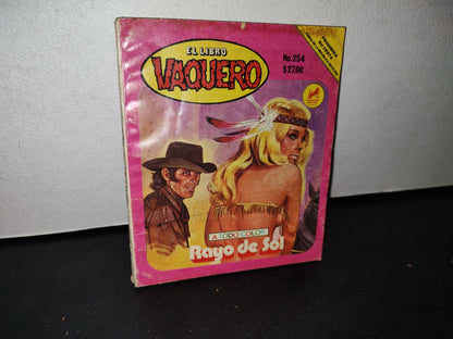 179- El Libro Vaquero. A Todo Color. Rayo De Sol. No. 254, Septiembre 1983