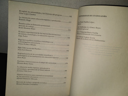 200- La Formación De Profesionistas Ante Los Retos Del Siglo XXI - Manuel Zataráin Castellanos, Compilador. Editorial Universidad De Guadalajara - 1A. Ed. 1991