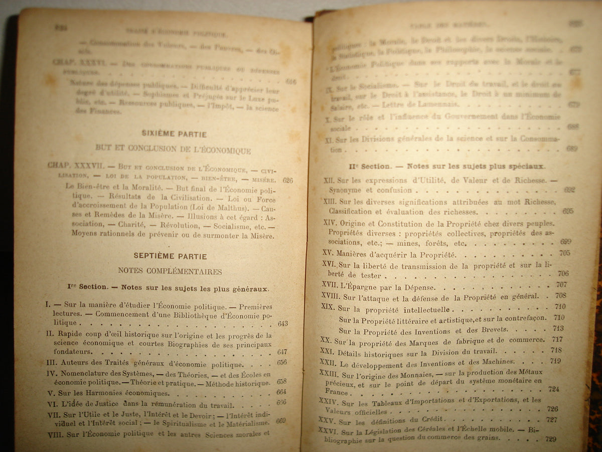 161- Tratado De Economía Política / Traité D'Economie Politique - M. Joseph Garnier - 1889