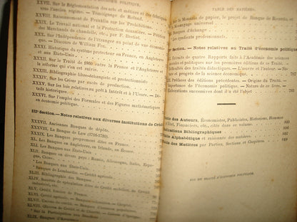 161- Tratado De Economía Política / Traité D'Economie Politique - M. Joseph Garnier - 1889