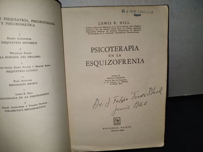 4- Psicoterapia En Esquizofrenia - Lewis B. Hill - 1946