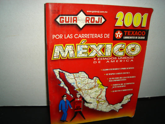 1- Guía Roji. Por Las Carreteras De México Y Estados Unidos De América - 2001