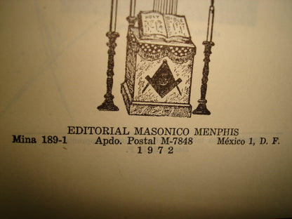 169- La Masonería Frente Al Mundo Contemporáneo - Alfonso Sierra Partida - 1972 - Firmado