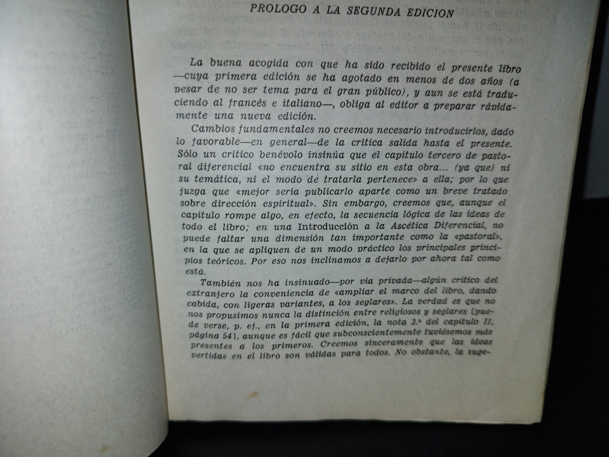 66- Introducción A La Ascética Diferencial - Alejandro Roldán - Colección Psicología-Medicina-Pastoral - Editorial Razón Y Fe S. A., 1962
