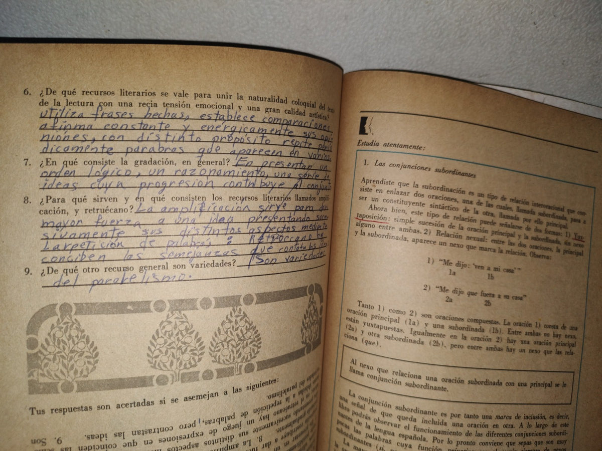 211- Español. Primera Parte. Educación Media Básica. Tercer Grado Sep - 1989
