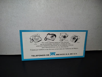 A10C1-2- Publicidad Telmex. Teléfonos De México S. A. De C. V. - 70's