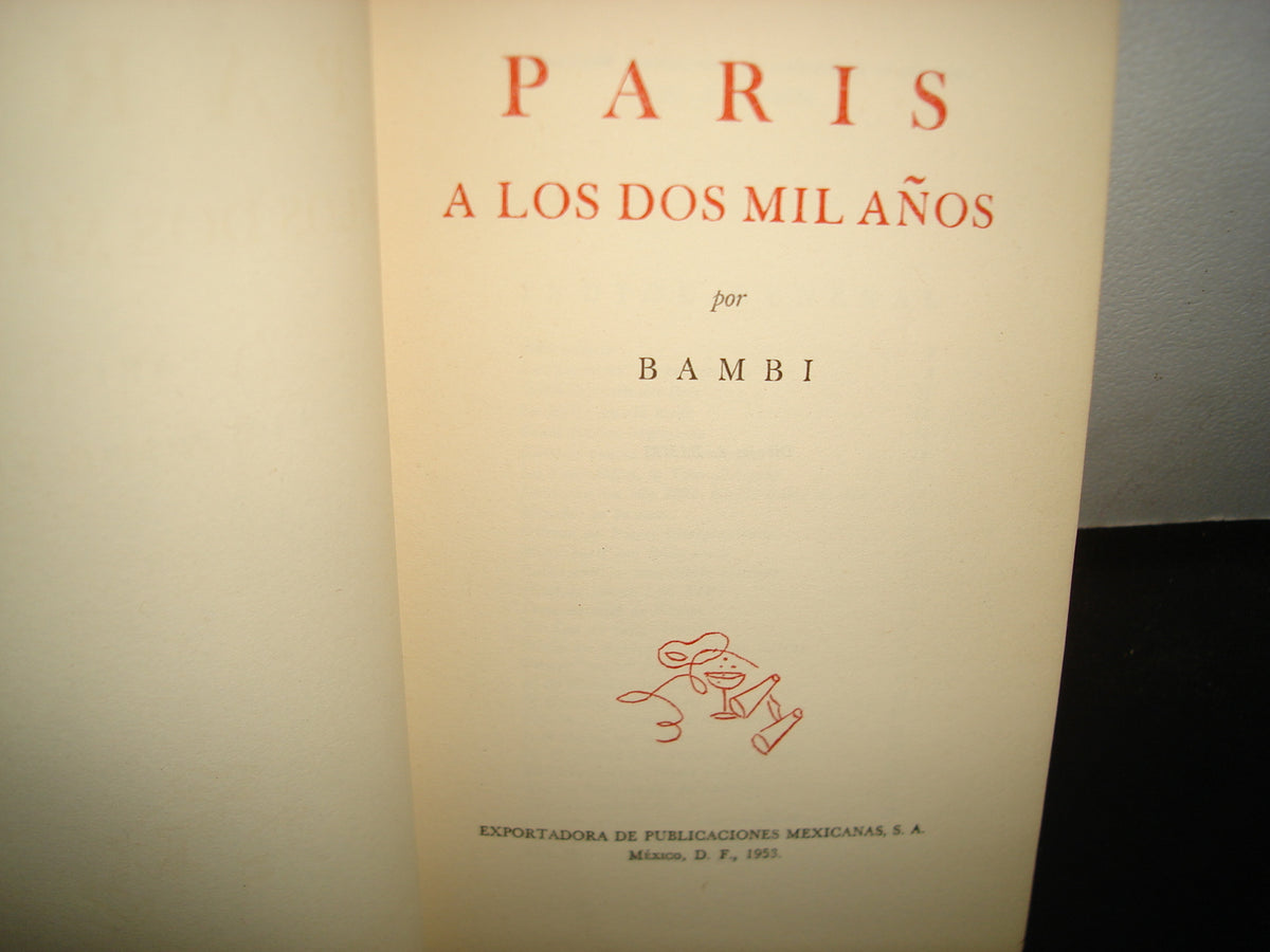 163- París A Los Dos Mil Años - Bambi - 1953
