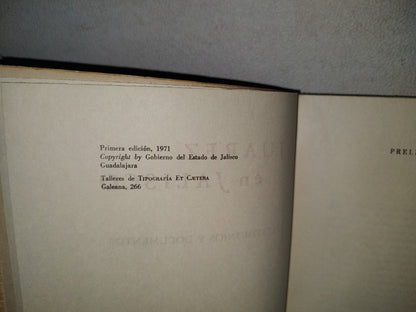 195- Juárez En Jalisco. Testimonios Y Documentos - Gobierno Del Estado, Guadalajara 1A. Ed. 1972